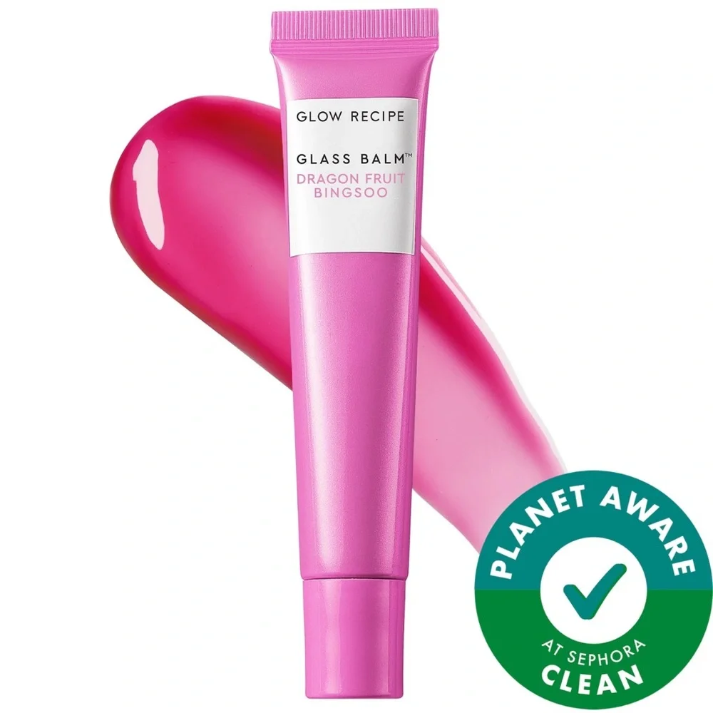 💛 2/$25 GLOW RECIPE Glass Balm Lip Treatment for Shine & Hydration